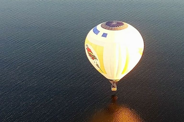 Skrydis karšto oro balionu apžvelgiant Palangos panoramą